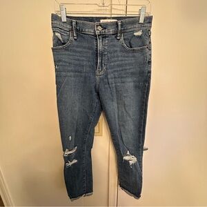 Abercrombie & Fitch Super Skinny High Rise Ankle Jeans Women’s Size 28